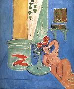 Henri Matisse Goldfish and statue oil painting artist